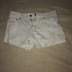 White Shorts